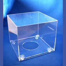 URNA  EXPOSICION BALON de futbol<br>Medidas: 266 x 266 x 235 mm<br>